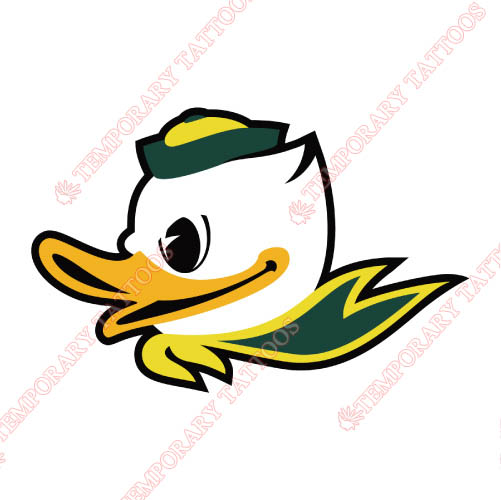 Oregon Ducks Customize Temporary Tattoos Stickers NO.5792